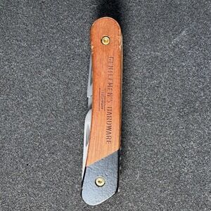 Gentlemen's Hardware No‎ 272 Pen Knife Folding Pocket Multi Tool Wood Handle